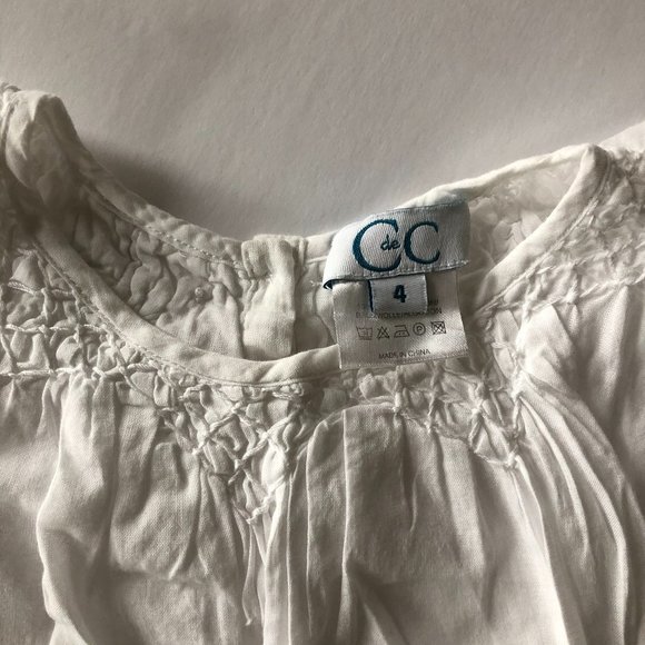 C de C white cotton summer dress - Picture 3 of 4